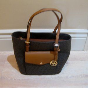 Michael Kors Signatue Logo Handbag with Charm